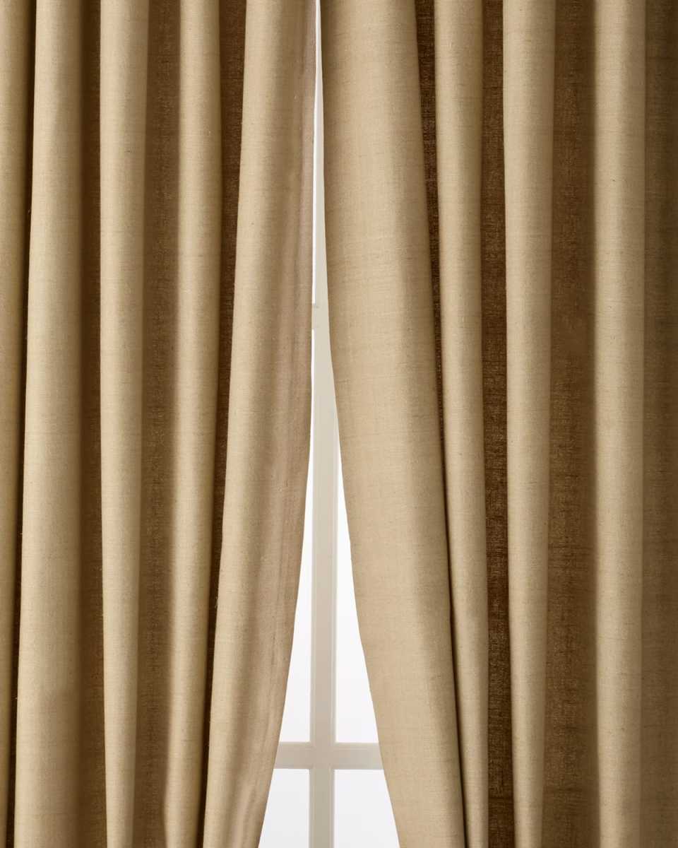 Camden Light-Filtering Silk Drapery Panel, 50" x 96"